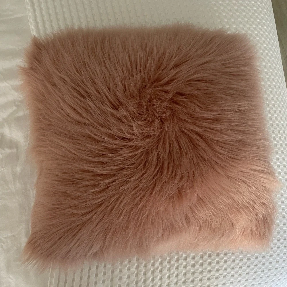 Pink decorative pillow